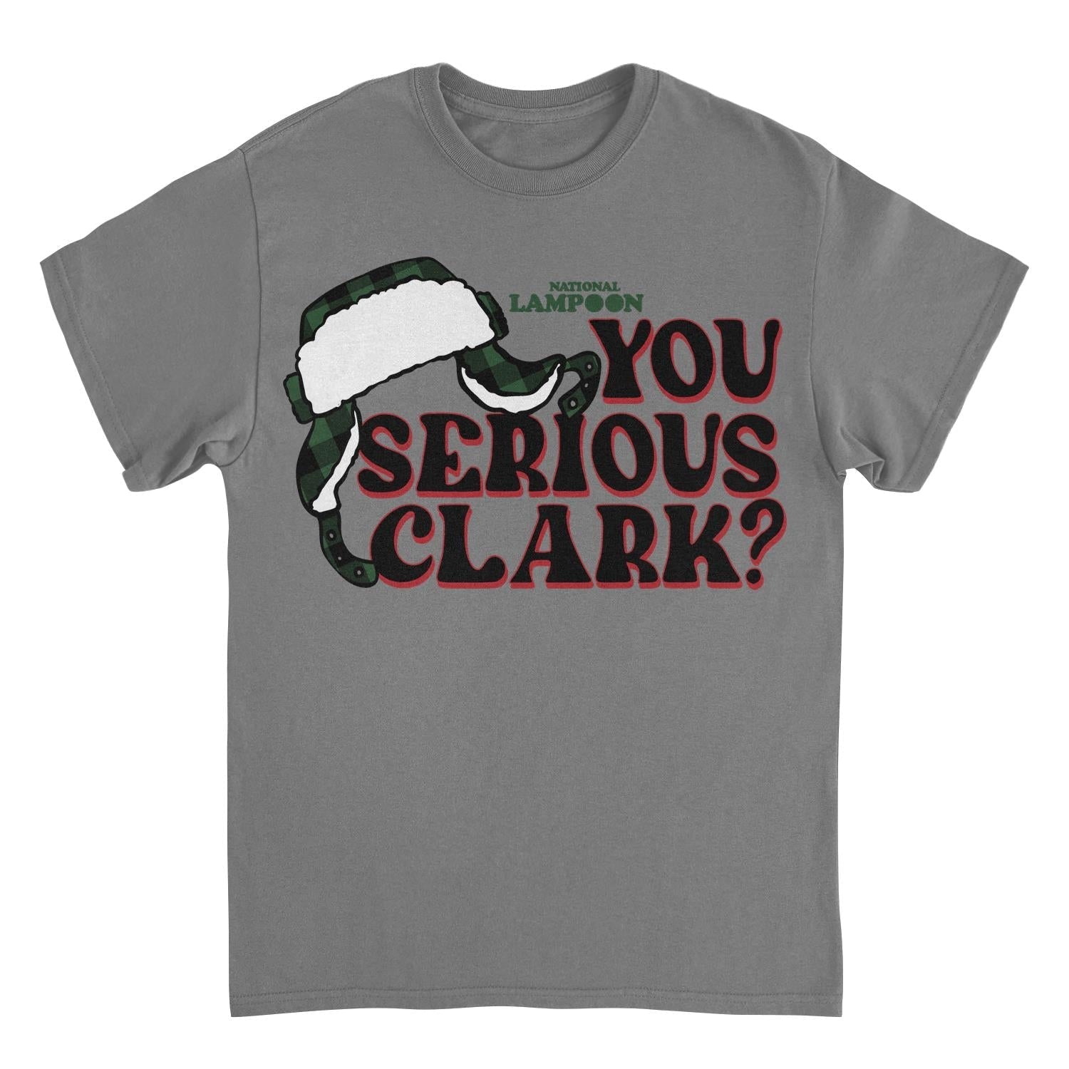 National Lampoon's Christmas Vacation you Serious Clark Black T-Shirt