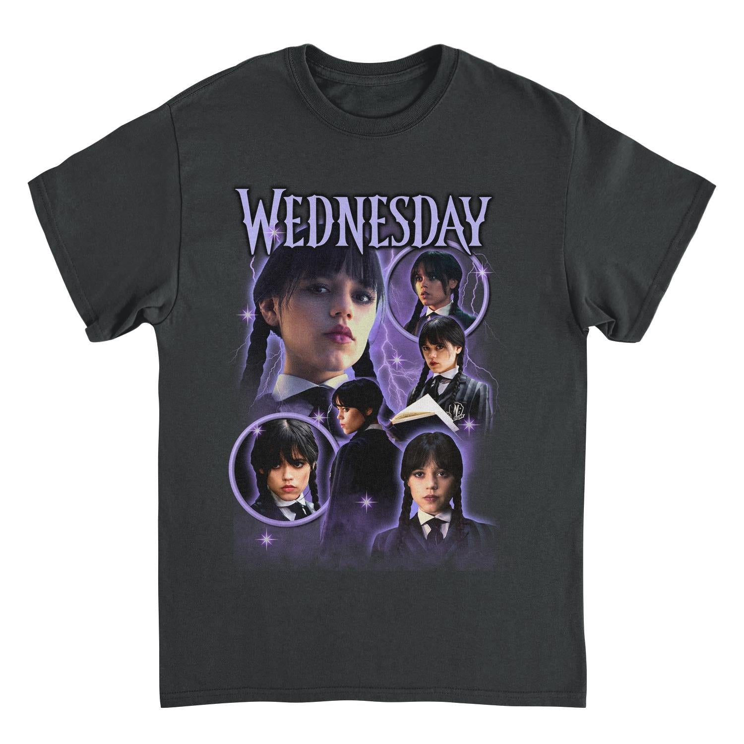 Wednesday Bootleg Black T-Shirt