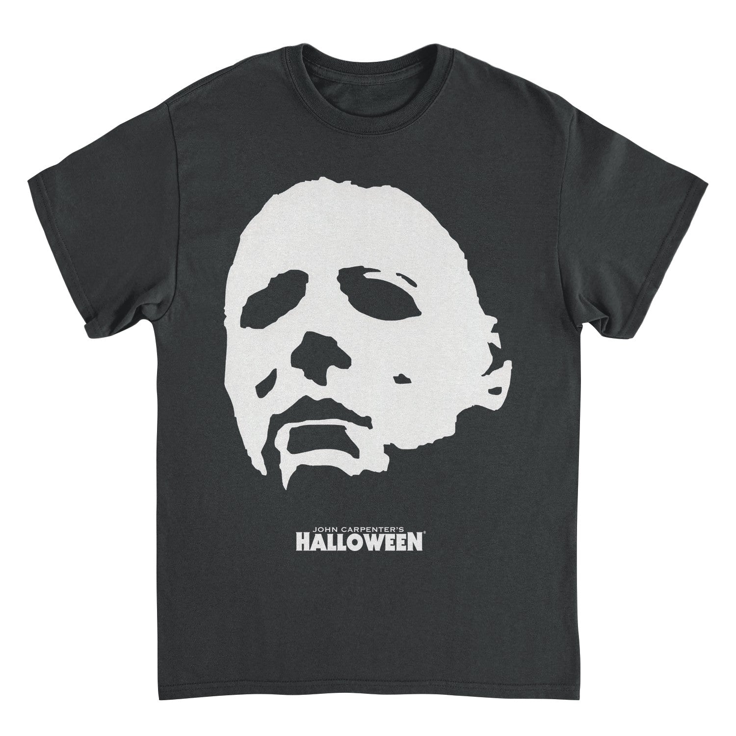 Halloween Michael Myers Mask Angle Black T-Shirt