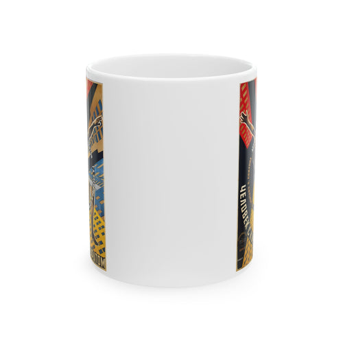 A man with a movie camera (1929) Ceramic Mug 11oz