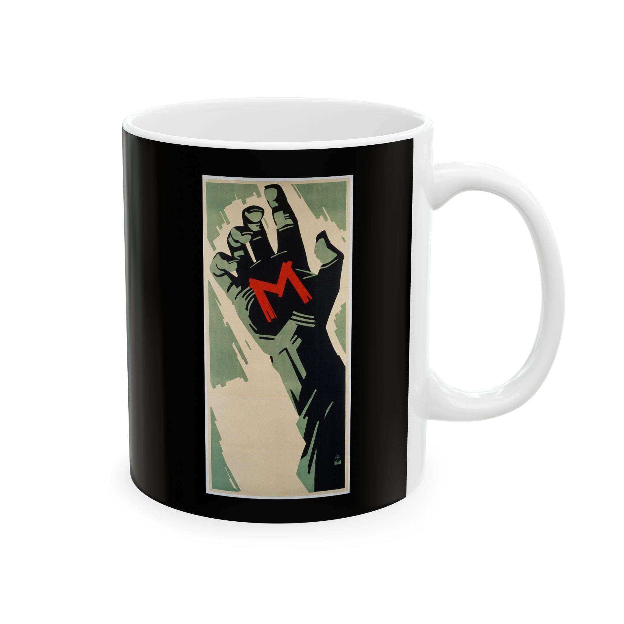 M Ceramic Mug 11oz