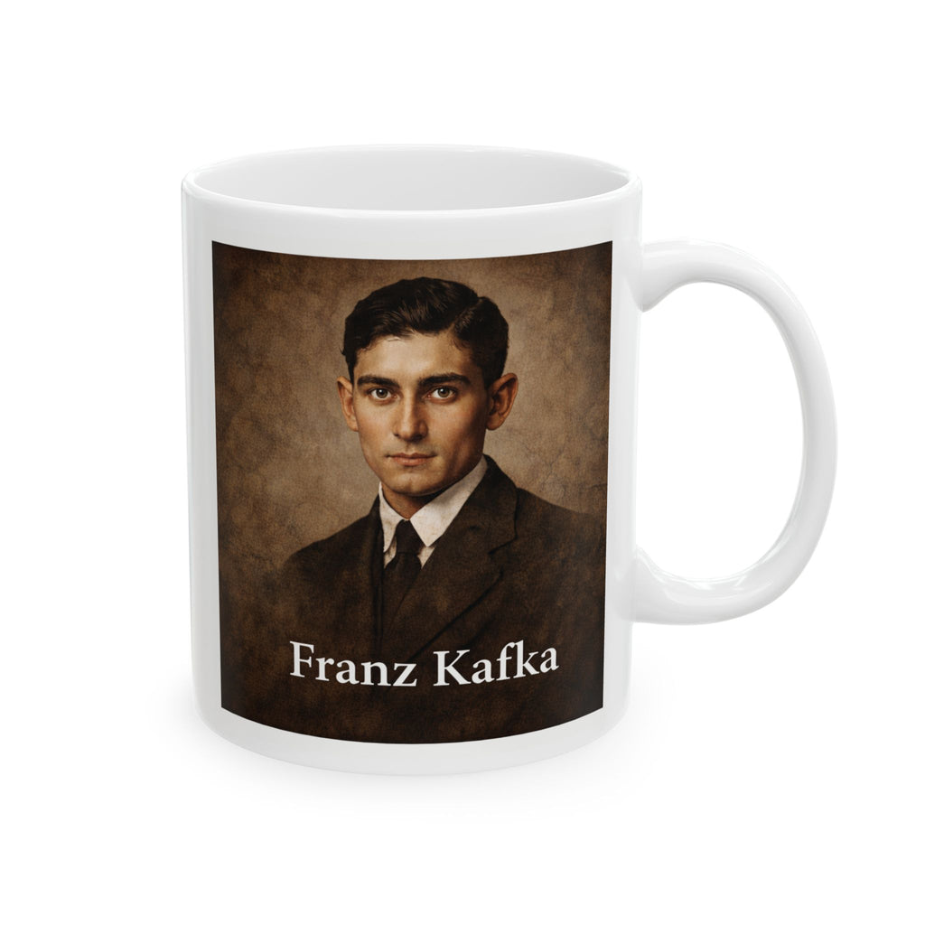 Franz Kafka White Ceramic Mug 11oz