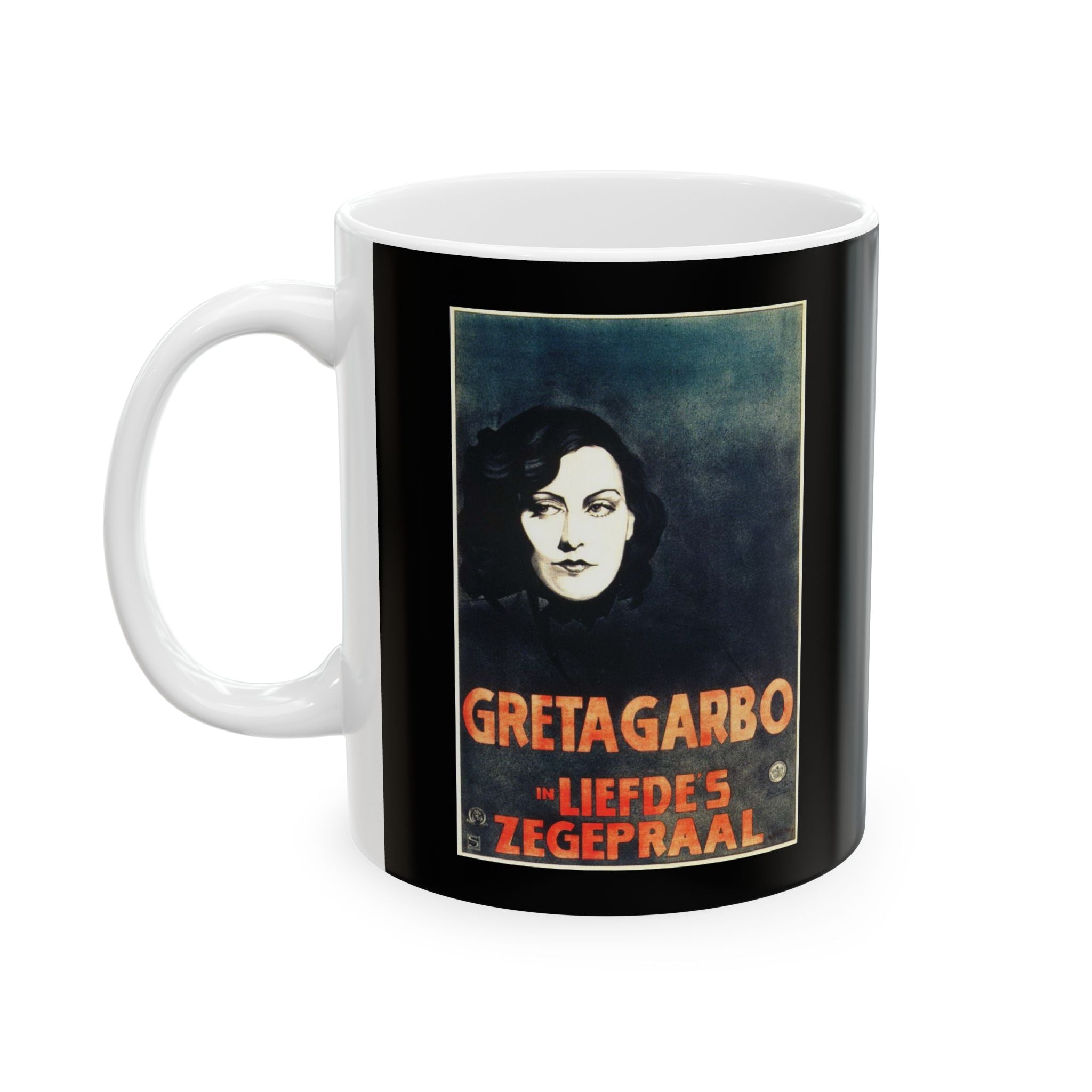 Greta Garbo Ceramic B&W Mug 11oz