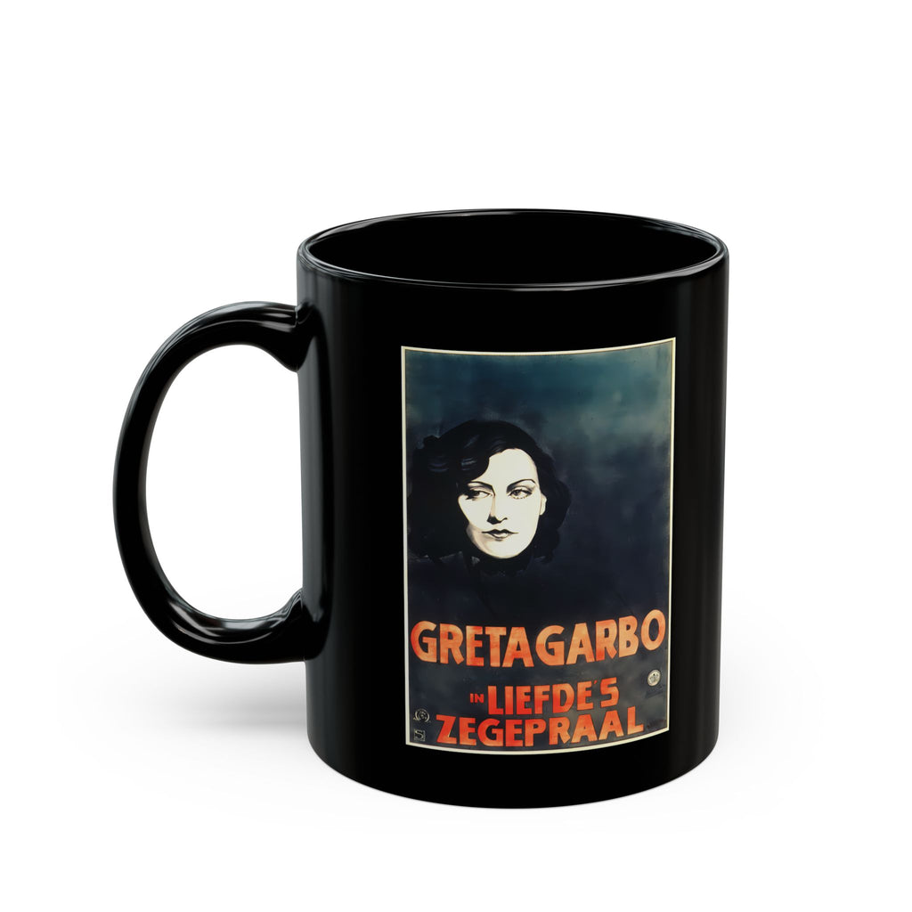 Greta Garbo Black Mug 11oz