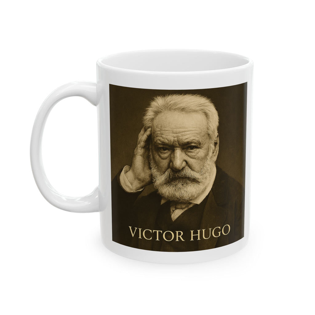 Victor Hugo White Ceramic Mug 11oz