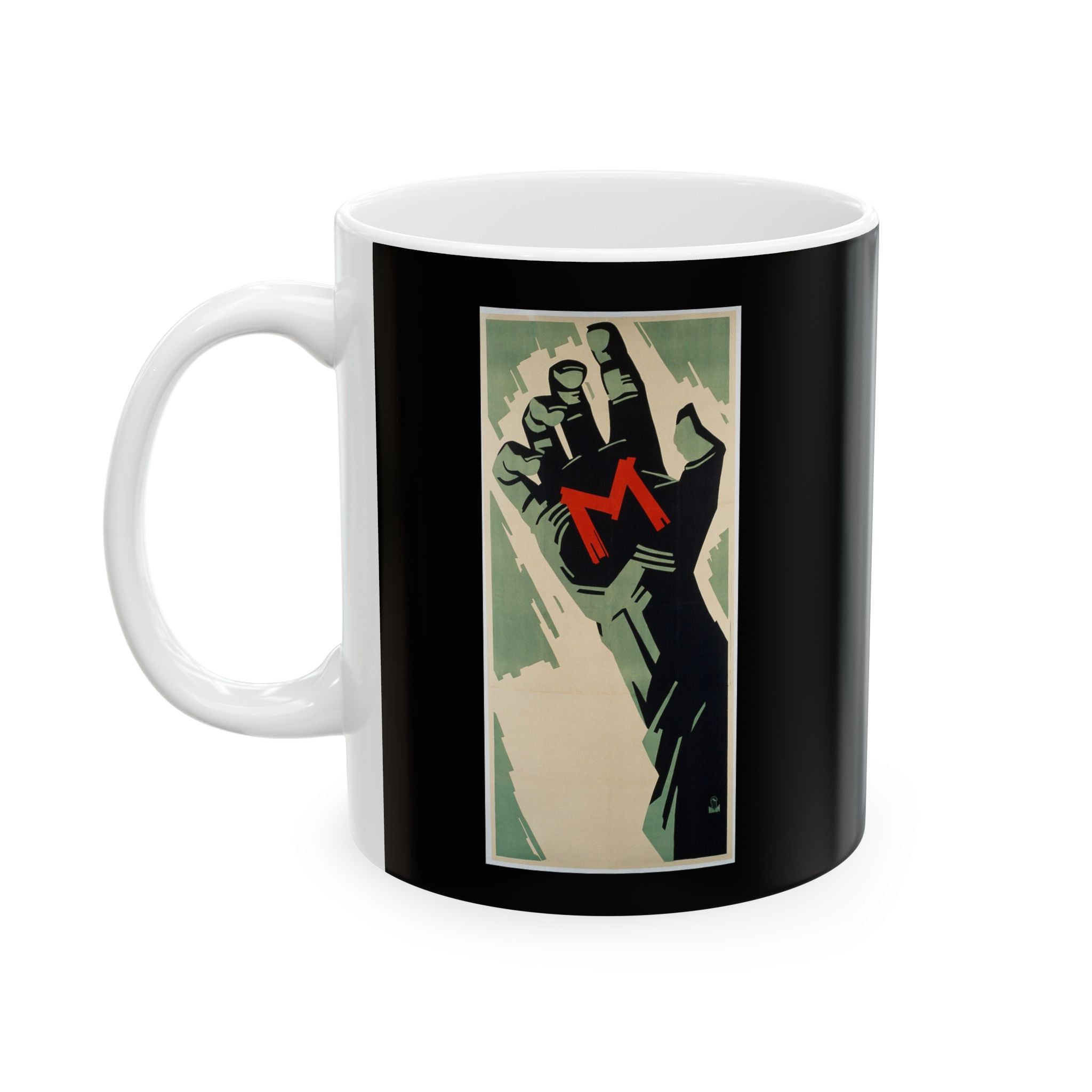 M Ceramic Mug 11oz