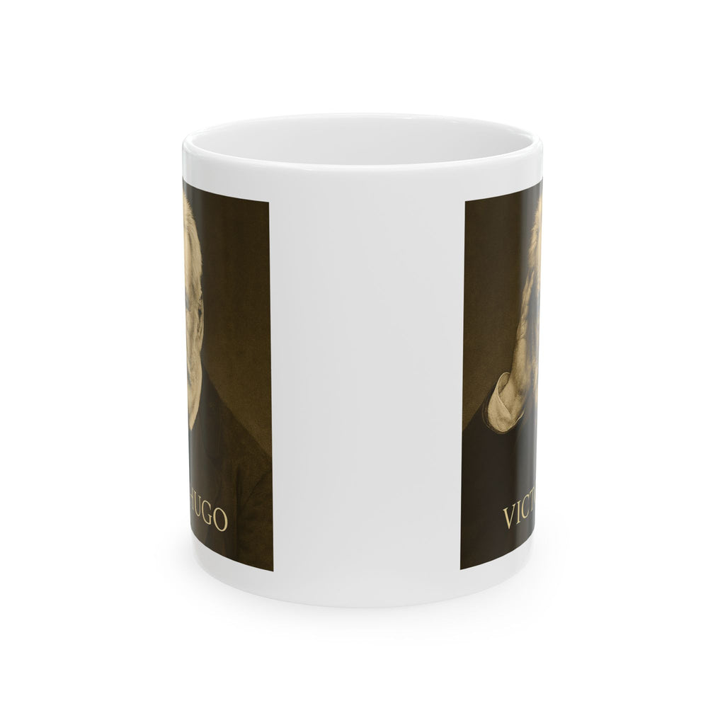 Victor Hugo White Ceramic Mug 11oz