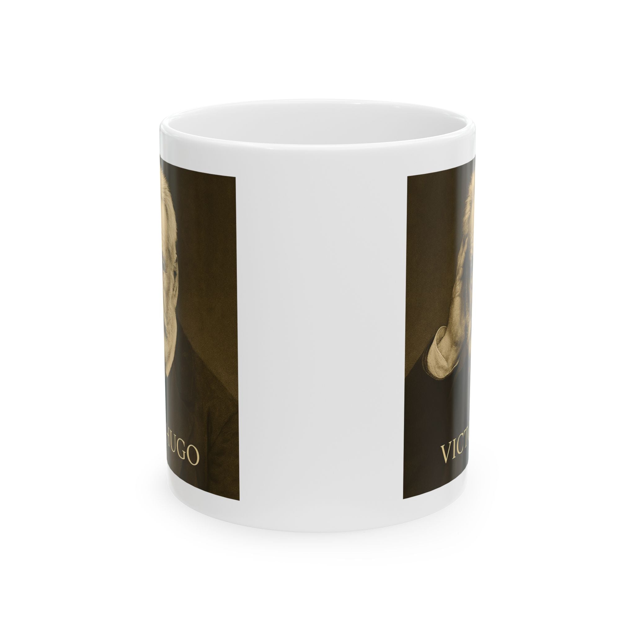 Victor Hugo White Ceramic Mug 11oz