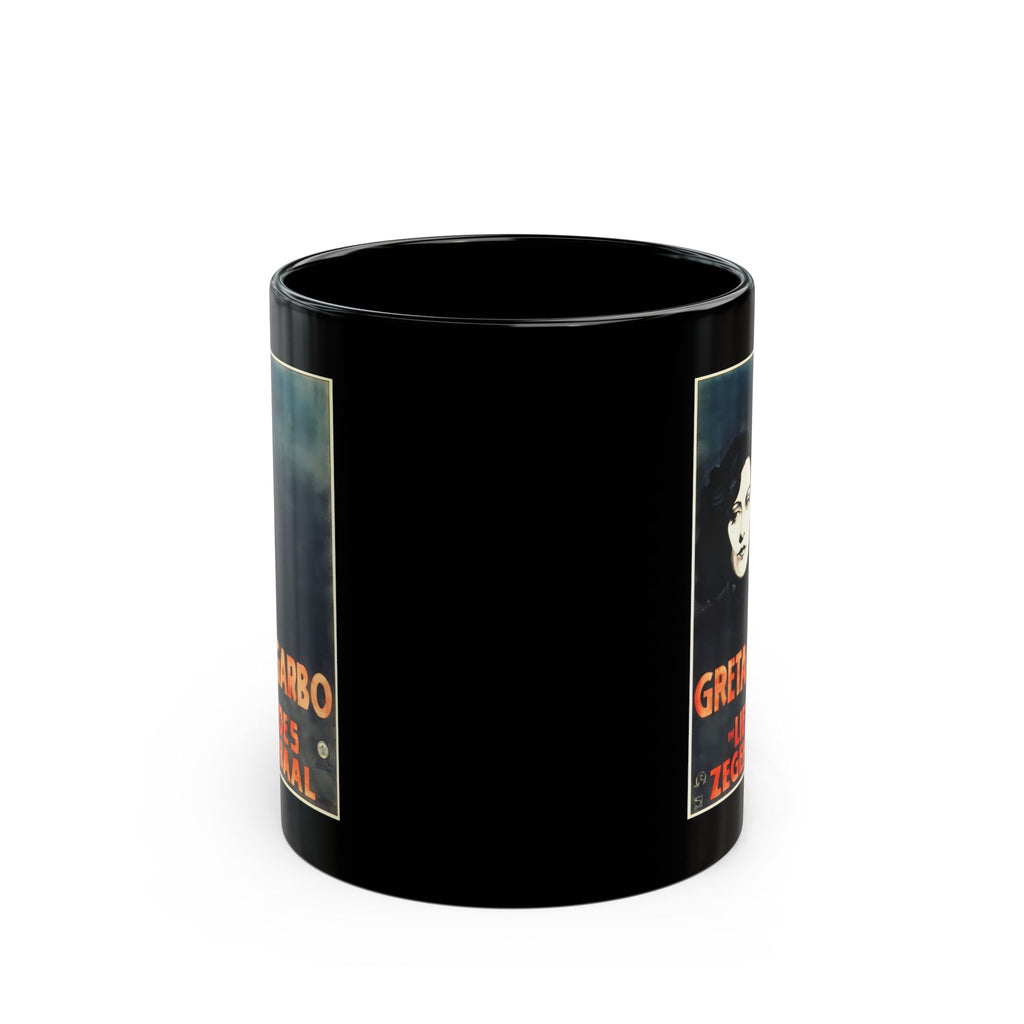Greta Garbo Black Mug 11oz