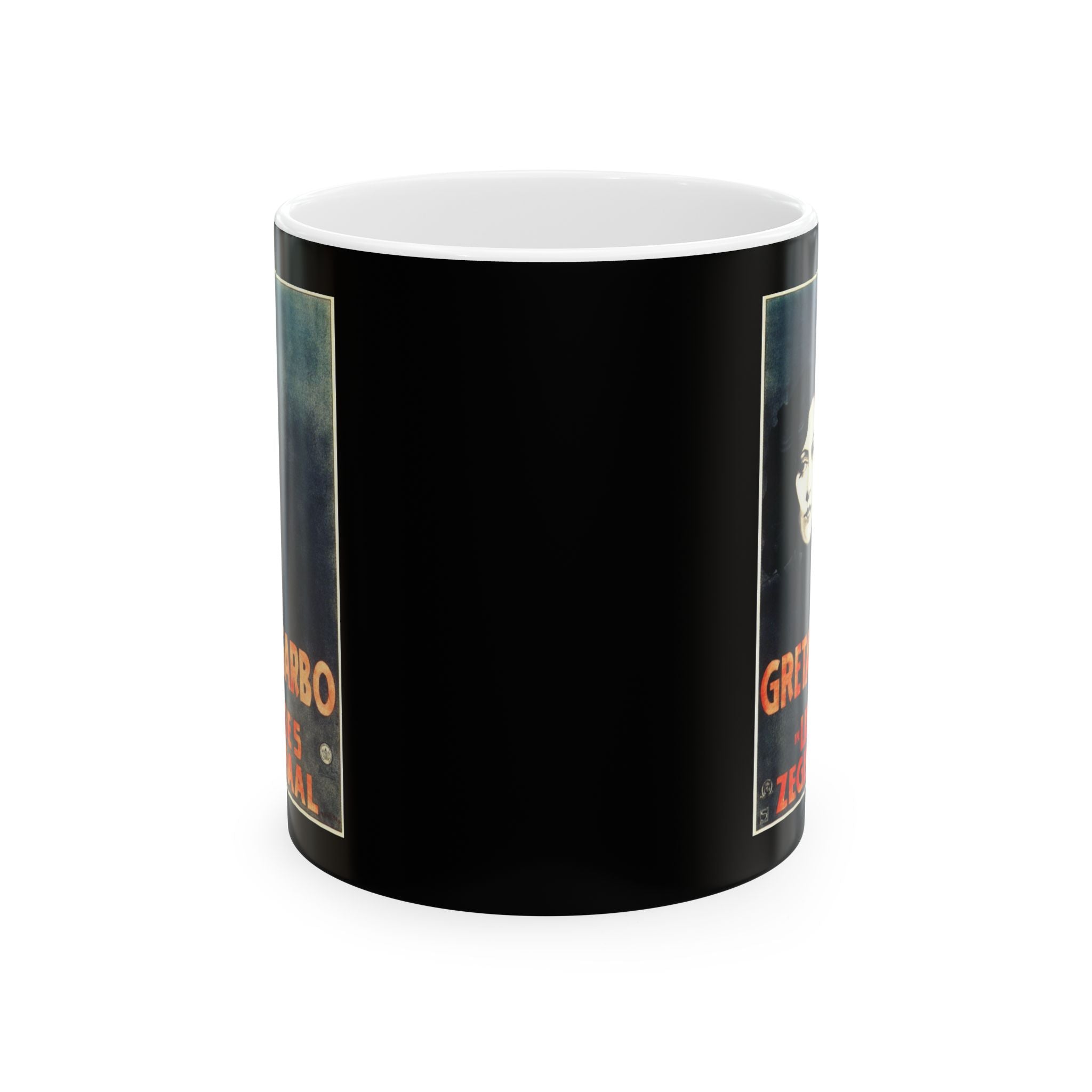 Greta Garbo Ceramic B&W Mug 11oz