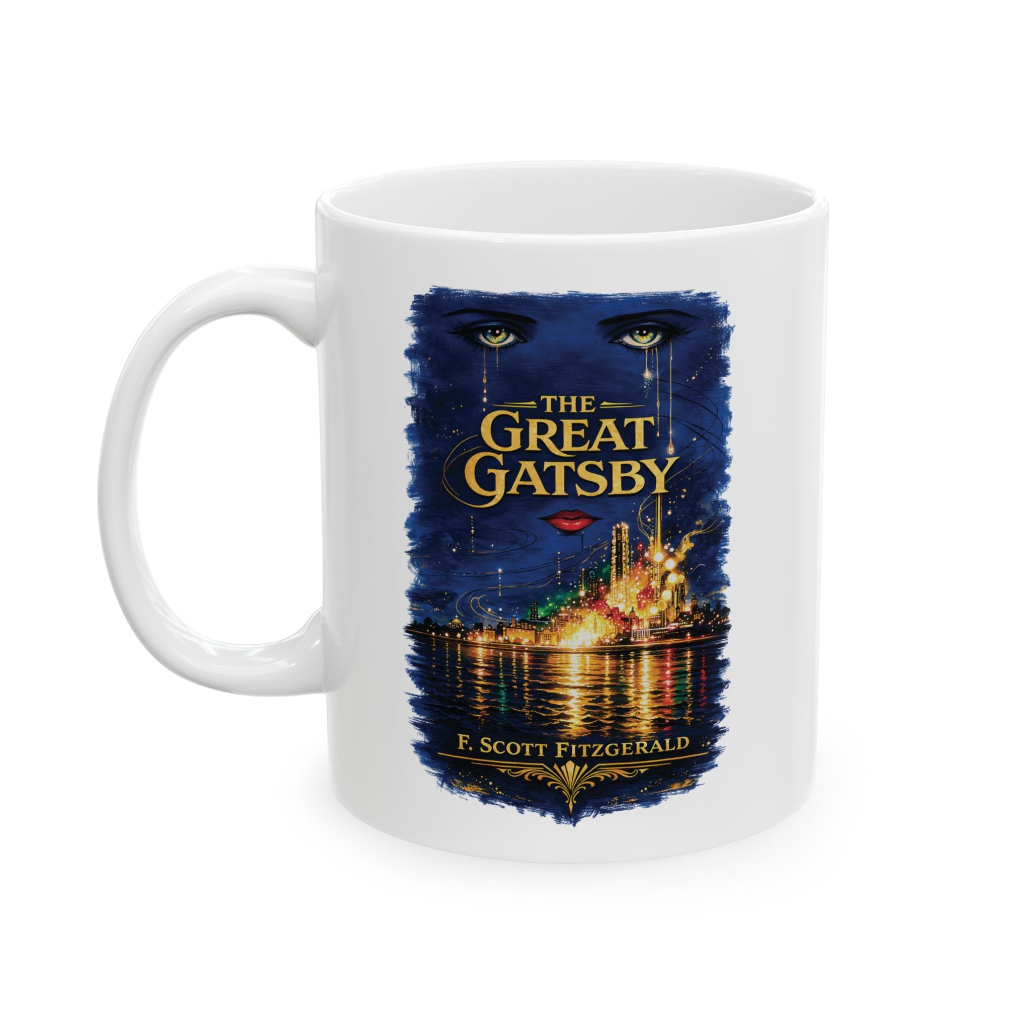 Great Gatsby White Ceramic Mug 11oz