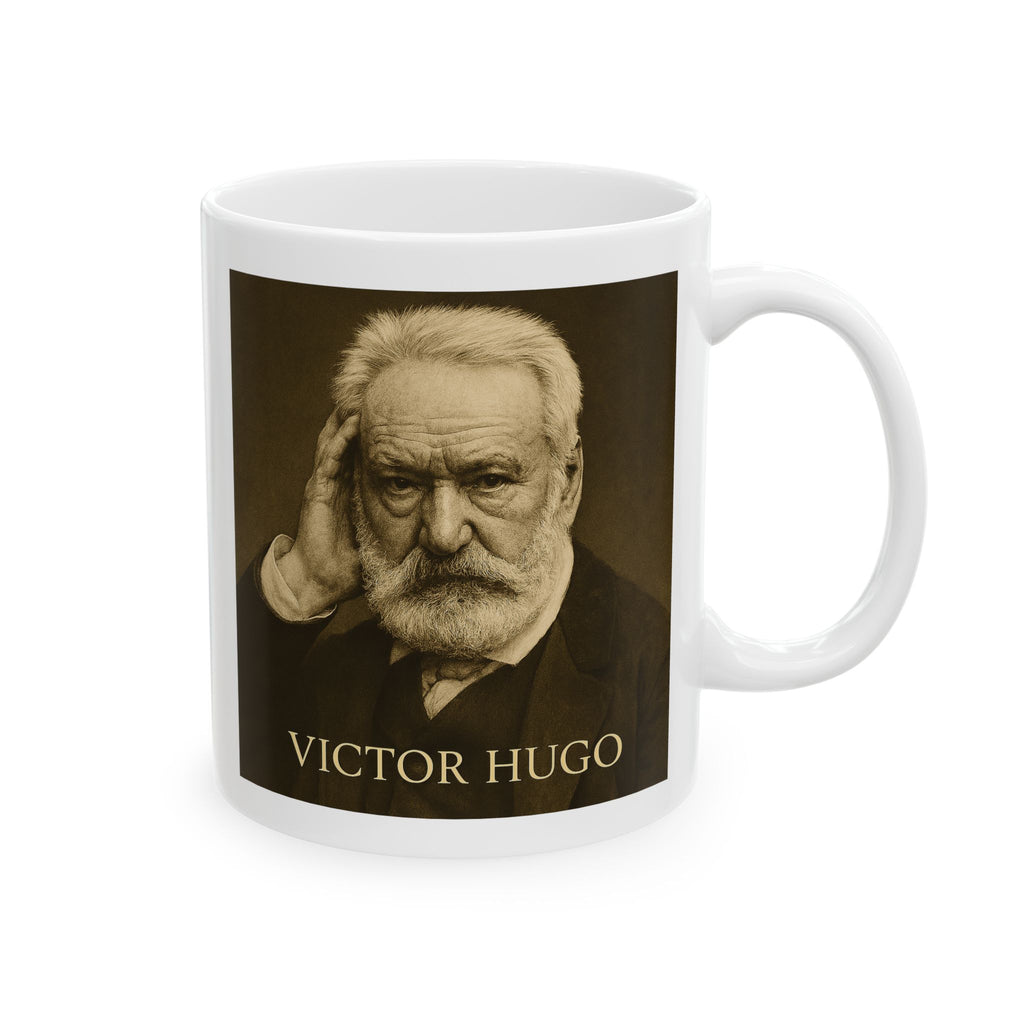 Victor Hugo White Ceramic Mug 11oz