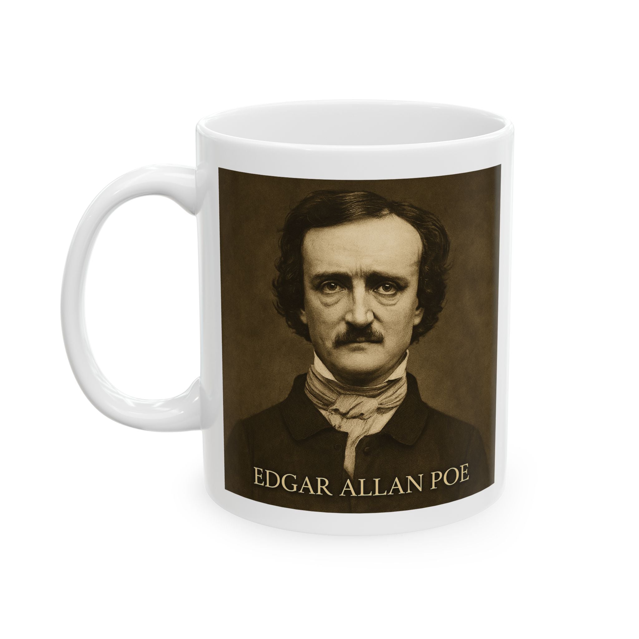 Edgar Allan Poe White Ceramic Mug 11oz