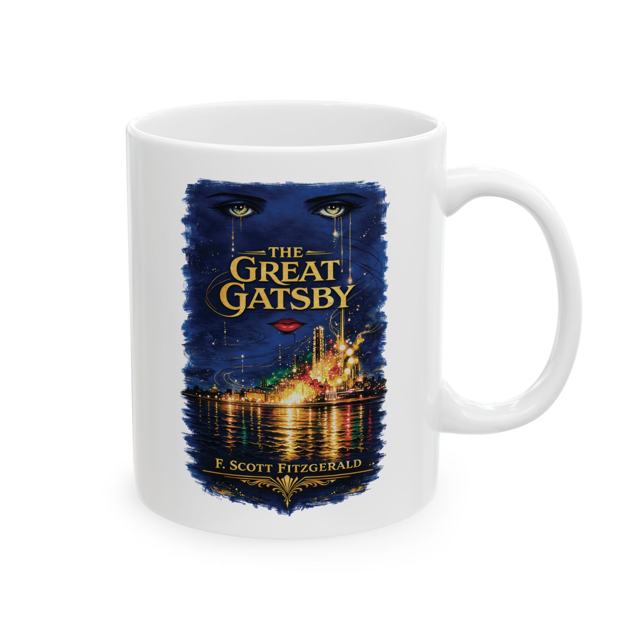 Great Gatsby White Ceramic Mug 11oz