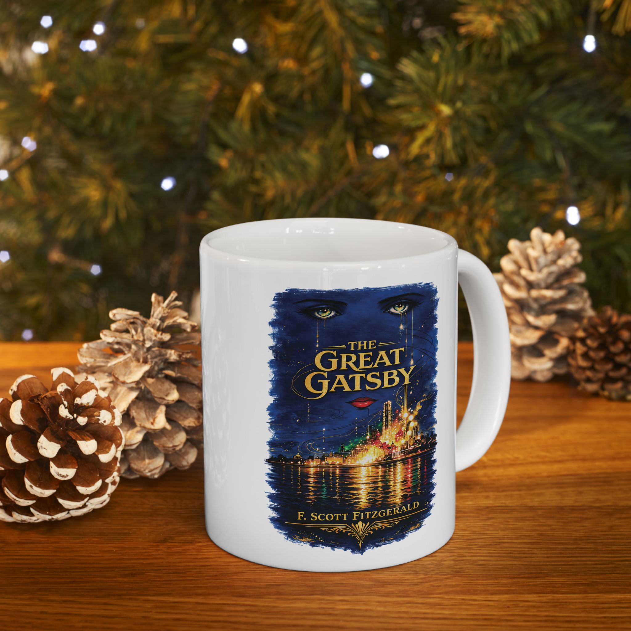 Great Gatsby White Ceramic Mug 11oz