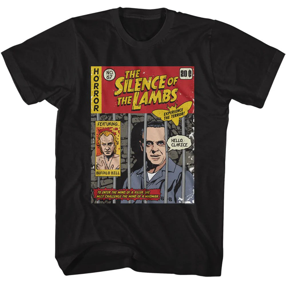 Silence of the Lambs Comic Cover Black
