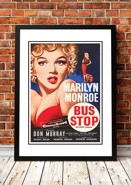 NNEDSZ Marilyn Monroe ‘Bus Stop’ Framed Movie Poster! - Framed A4