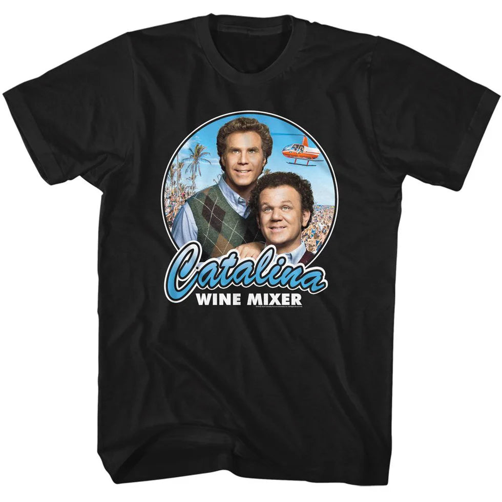 Step Brothers Catalina Wine Mixer Black T-Shirt