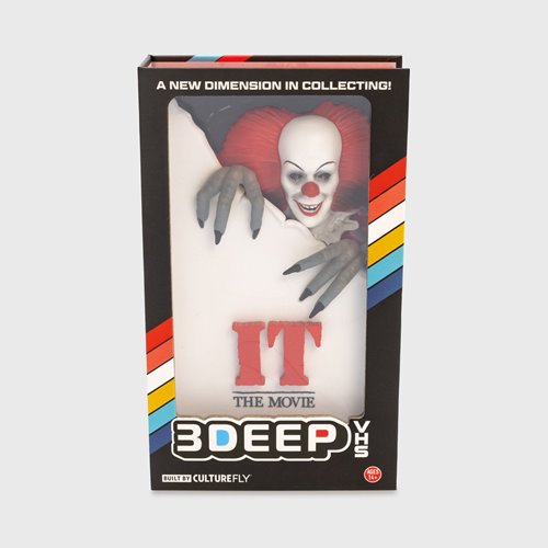 IT Pennywise 3-Deep VHS Statue (Steven King Classic)