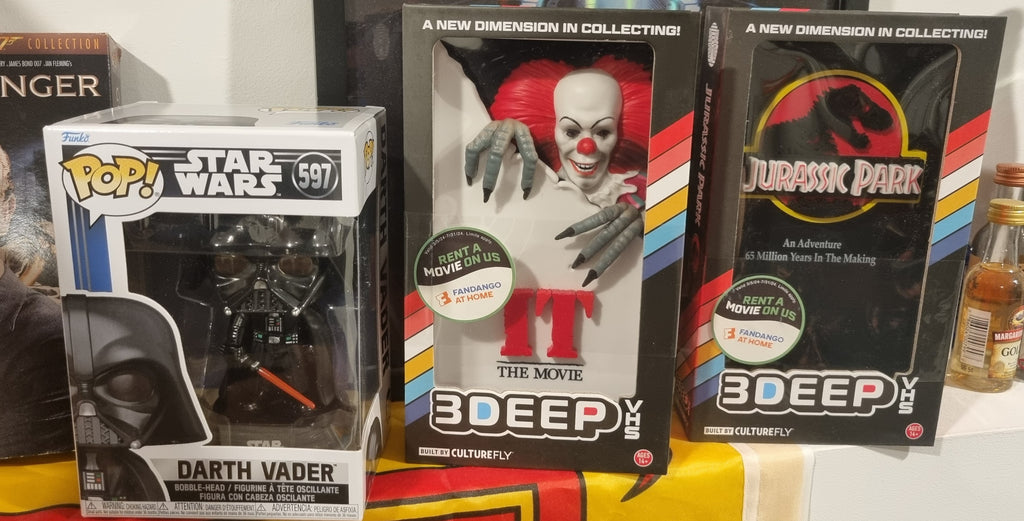 IT Pennywise 3-Deep VHS Statue (Steven King Classic)