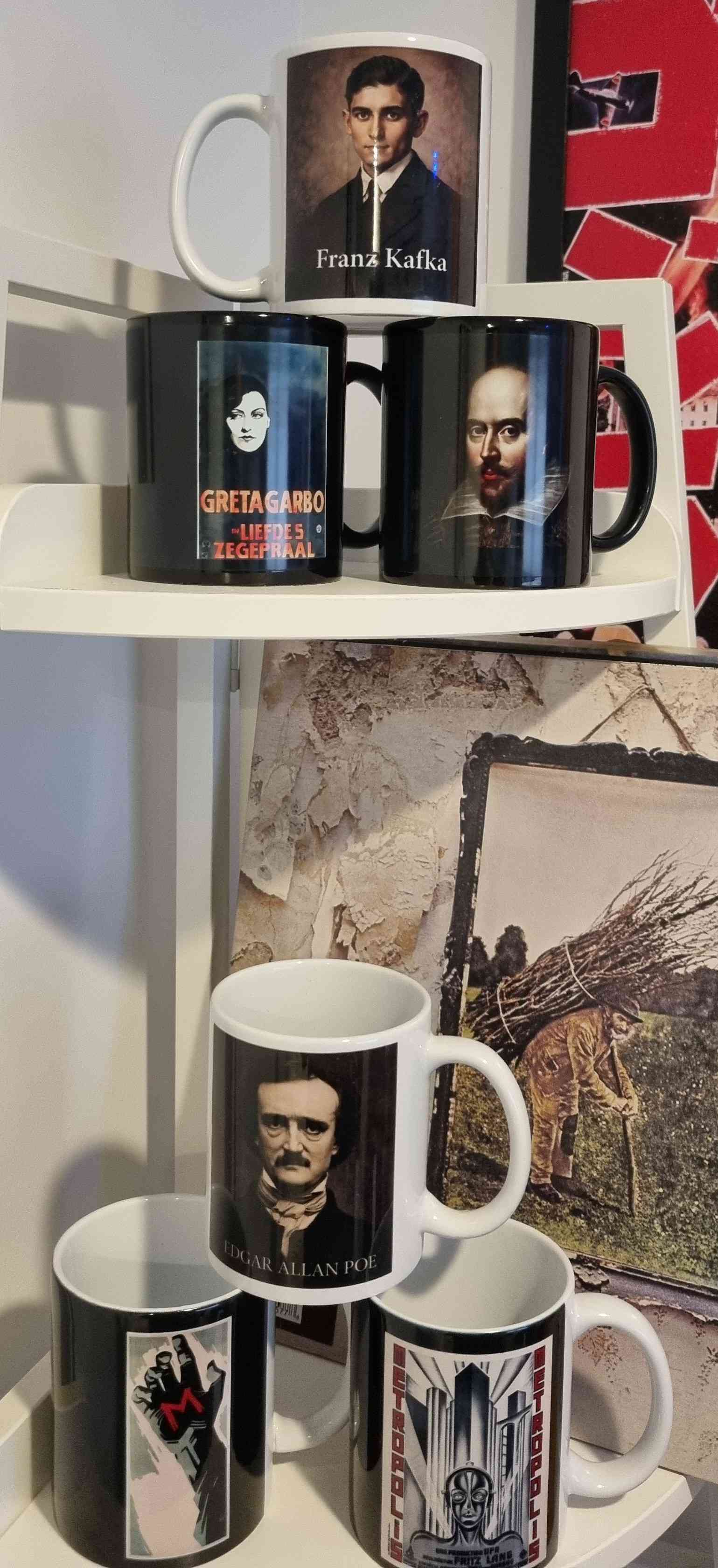 Greta Garbo Black Mug 11oz